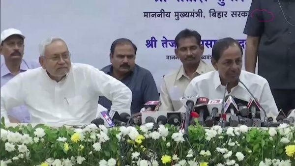 பாஜகவுக்கு எதிராக அணி.. பிரதமர் வேட்பாளர் யாரு? நைசாக நழுவ முயன்ற நிதிஷ்.. இருக்குமாறு கூறிய கேசிஆர்