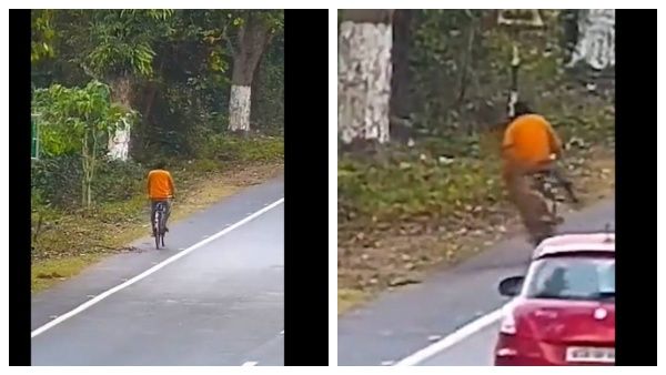 'சிவனேன்னு தான போயிட்டு இருந்தேன்' ஏன் இப்படி? சிறுத்தைப்புலி அட்டாக்கில் தப்பிய இளைஞர்..ஷாக் வீடியோ