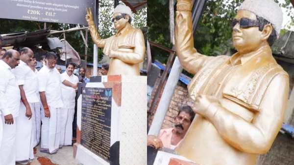 மூக்கு உடைக்கப்பட்ட எம்ஜிஆர் சிலை.. ஸ்பாட்டுக்கே விசிட்.. ‘யார் செய்த வேலை?’ உற்றுப்பார்த்த ஓபிஎஸ்!