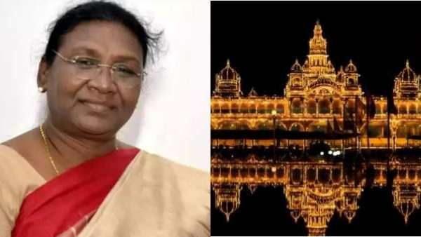 கோலாகலம்.. மைசூர் சாமுண்டீஸ்வரியை பூஜை செய்து.. தசரா விழாவை தொடங்கி வைத்த ஜனாதிபதி திரௌபதி முர்மு