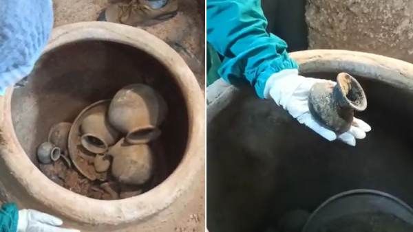 தமிழன் தான் எந்நாளும்..வியக்க வைக்கும் கீழடி! தாழிக்குள் நெல்லும் பல்லும்! ஆய்வாளர்கள் ஆச்சர்யம்!