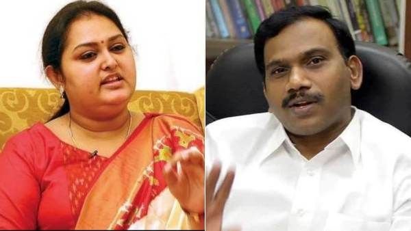 ‛விபச்சாரி’ மகன் சர்ச்சை.. ஆ ராசாவ கூப்பிடுங்க நேருக்கு நேரா பேசுவோம்.. கொந்தளித்த நடிகை விந்தியா