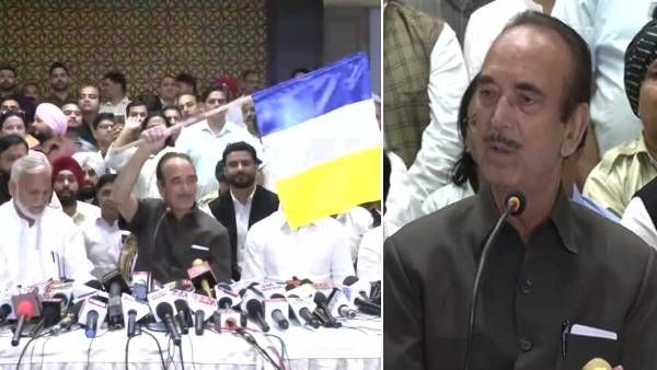 ஜனநாயக ஆசாத் கட்சி 'Democratic Azad Party- புதிய கட்சி பெயரை அறிவித்தார் குலாம் நபி ஆசாத்!