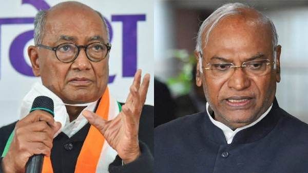 காங். தலைவர் பதவிக்கு போட்டியிடவில்லை-திக்விஜய்சிங் திடீர் முடிவு! மல்லிகார்ஜூன கார்கேவுக்கு ஆதரவு!