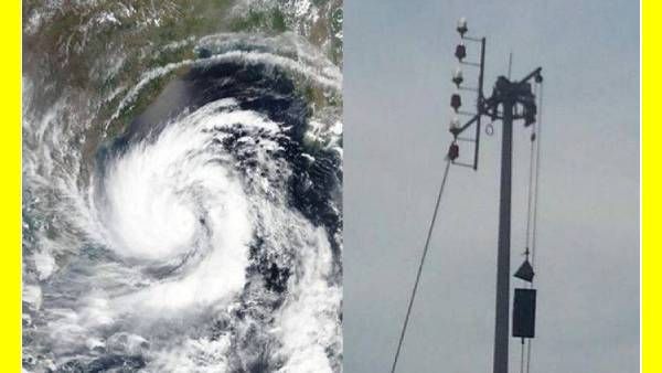 புயல்ங்க.. வங்கக் கடலில் காற்றழுத்தம்.. சூறாவளி வீசும்.. கடலூரில் புயல் கூண்டு ஏற்றம்.. மழை இருக்கு