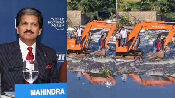 என்ன இது? பெங்களூர் வெள்ளத்தில் மக்கள் இப்படியா டிராவல் பண்றாங்க? ஆனந்த் மஹிந்திரா வெளியிட்ட வீடியோ