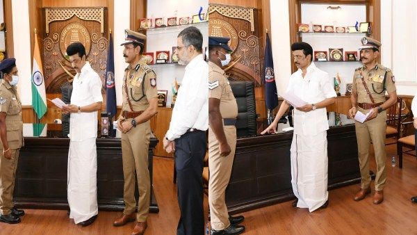 உங்கள் துறையில் முதலமைச்சர்.. புதுமைத் திட்டம்.. காவலர்களிடம் கோரிக்கை மனுக்கள் பெற்ற ஸ்டாலின்!