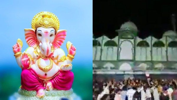 மசூதிக்கு முன் பாட்டு போட்டு ஆட்டம்.. விநாயகர் சதுர்த்தி ஊர்வலத்தில் பரபரப்பு! கர்நாடக போலீஸ் ஆக்சன்