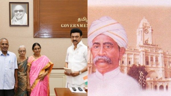 மதிய உணவுத் திட்டம்! ஸ்டாலினை நேரில் சந்தித்து வாழ்த்தி நெகிழ்ந்த பிட்டி தியாகராயர் குடும்பத்தினர்!