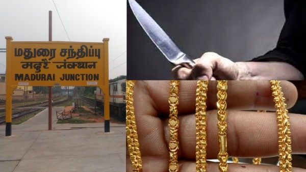 ஒடும் ரயிலில் கத்தியை காட்டி..பெண் பயணியிடம் நகை பறிக்க முயற்சி..வட மாநில கொள்ளையர்கள் அட்டகாசம்