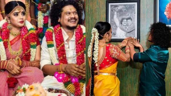 வடிவேலு பாலாஜியின் புகைப்படத்தை தொட்டு வணங்கி ஆசி பெற்ற புகழ்.. உருக்கமான வேண்டுதல்கள்