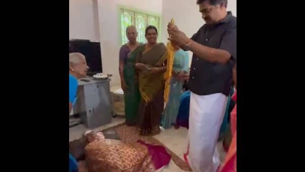 கிடாக் கறி.. இன்னிக்கு ஒரு பிடி.. கிருஷ்ணம்மாள் பாட்டிக்கு 106வது ஹேப்பி பர்த் டே.. ஊரே ஹேப்பி