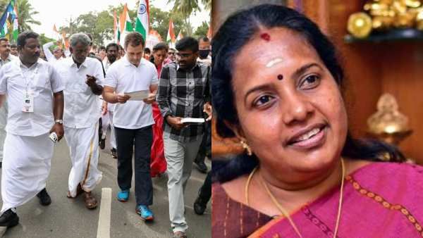 காங்கிரஸ் கட்சியே செத்து போச்சு.. ராகுல்காந்தி நடைபயணம் போனால் மட்டும் பிழைத்து விடுமா?.. வானதி