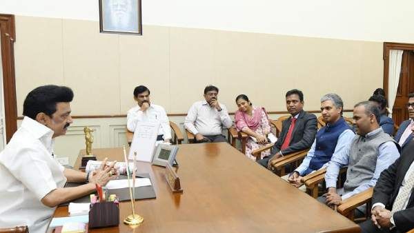 மொத்தம் 10 பேர்.. தமிழக முதல்வர் ஸ்டாலினுடன் பல்வேறு நாடுகளுக்கான இந்திய தூதர்கள் சந்திப்பு