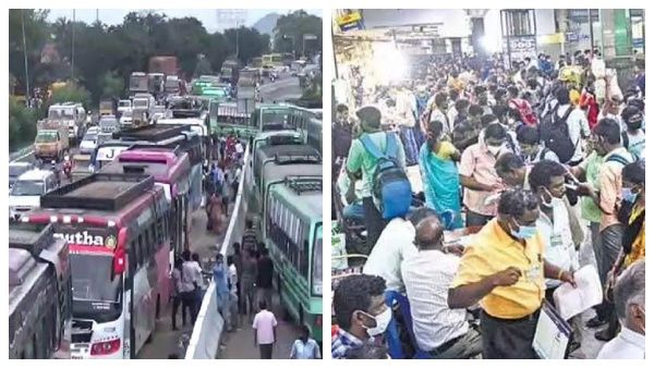 தீபாவளி பண்டிகை.. விடிய விடிய பயணம்.. சென்னையிலிருந்து 6 லட்சம் பேர் சொந்த ஊர்களுக்கு படையெடுப்பு