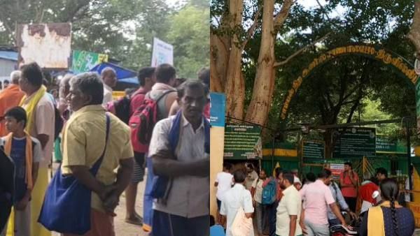 மலைப் பகுதியில் திடீர் தீ விபத்து.. சதுரகிரி கோயிலுக்கு செல்ல பக்தர்களுக்கு தடை!