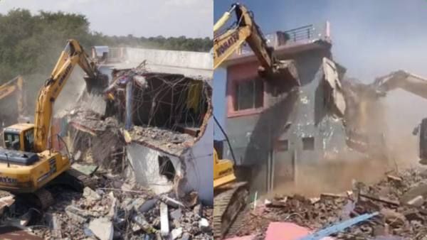 மபியில் வெடித்த மோதல்.. முஸ்லிம்களின் 3 வீடுகள் “புல்டோசரில்” இடிப்பு - கல்வீசியதாக போலீஸ் புகார்