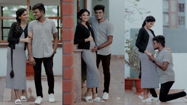 கணவரின் பிறந்த நாளில் கர்ப்பமாக இருக்கும் செய்தியை பகிர்ந்த அஜய் கிருஷ்ணா மனைவி.. அட இத்தனை மாதமா?