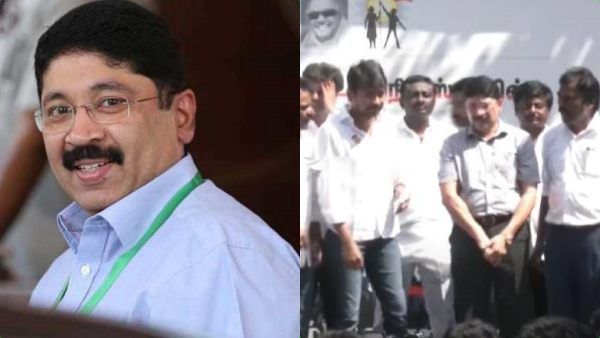 தமிழகத்தில் பாஜக பருப்பு வேகாது.. அமித் ஷாவின் தாய்மொழி எது.. ஆர்ப்பாட்டத்தில் எகிறிய தயாநிதி மாறன்!