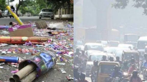 சென்னையில் தீபாவளி சரவெடி.. நகரம் முழுவதும் மாசு..மலையாக குவிந்த குப்பைகள்..எத்தனை டன் தெரியுமா?