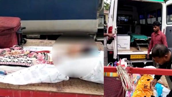 மனுசன்னு நினைச்சீங்களா? இல்லை.. தள்ளுவண்டியில் தள்ளி செல்லப்பட்ட சிறுவன்! ஸ்ட்ரெச்சர் சேதமான அவலம்!