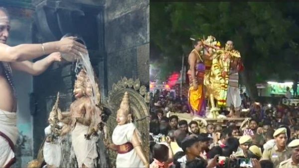 சூரசம்ஹாரம்..தமிழ் கடவுள் முருகன் ஆலயங்களில் குவிந்த பக்தர்கள்.. எங்கும் எதிரொலித்த அரோகரா முழக்கம்