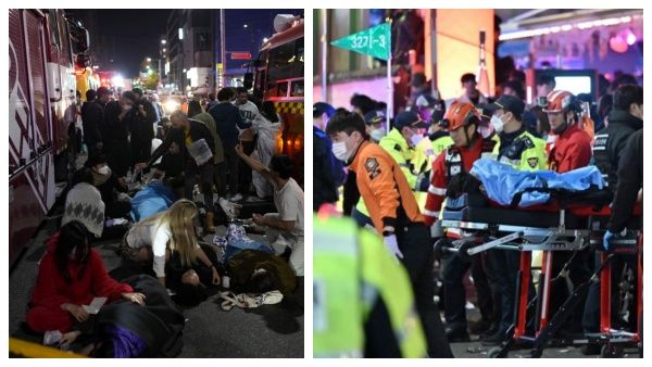 1 லட்சம் பேர்.. கூட்டநெரிசலில் மூச்சுத்திணறல்.. மயங்கி விழுந்து 120 பேர் பலி.. தென்கொரியாவில் ஷாக்