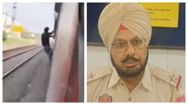 விளையாட்டு விபரீதமானது.. ஓடும் ரயிலில் சாகசம்.. அடித்து தூக்கிய மின்கம்பம்.. தீயாக பரவும் வீடியோ