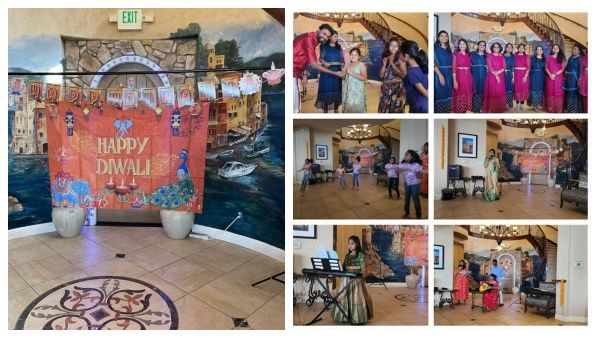 ‛‛கோலாகலம்’’.. அமெரிக்காவில் தமிழ் குடும்பங்கள் கூடி கொண்டாடிய தீபாவளி.. பாரம்பரிய உடையில் அசத்தல்