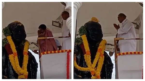 காந்தி ஜெயந்தி - புதுச்சேரியில் காந்தி திருவுருவச் சிலைக்கு ஆளுநர் தமிழிசை, முதல்வர் ரங்கசாமி மரியாதை!