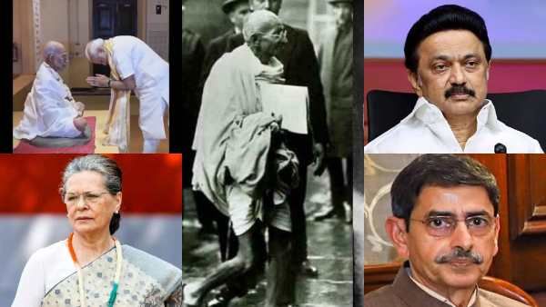 காந்தி ஜெயந்தி: டெல்லியில் பிரதமர் மோடி, சோனியா காந்தி மரியாதை.. சென்னையில் ஆளுநர், முதல்வர் அஞ்சலி!