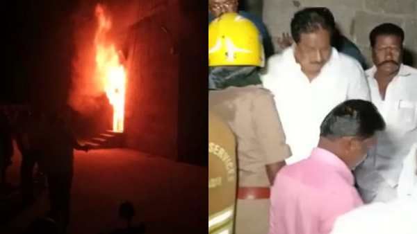 மதுரை அழகர் கோவிலில் பயங்கர தீ விபத்து.. ‘அதிர்ச்சி’ - உடனே ஸ்பாட்டுக்கு விரைந்த அமைச்சர், கலெக்டர்!