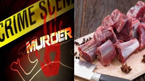 மட்டன் செய்வதில் கணவன் - மனைவி இடையே தகராறு.. சமாதான பேச்சு வந்த பக்கத்து வீட்டுக்காரர் கொலை.. ஷாக்