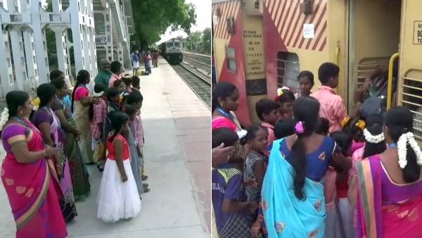 சார் இதுவரைக்கும் நாங்க ட்ரெய்ன்ல போனதே இல்ல! ஏங்கிய மாணவர்கள்.. சர்ப்ரைஸ் கொடுத்த தன்னார்வலர்கள்!