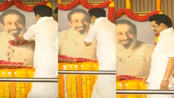 நடிகர் திலகம் சிவாஜி கணேசனின் 95வது பிறந்தநாள்.. புகைப்படத்திற்கு மலர்தூவி ஸ்டாலின் மரியாதை