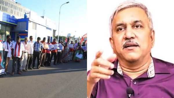 தெருவில் புகுந்து தாக்கிய ரவுடிகள்.. காரணமே விசிக மனித சங்கிலி போராட்டம் தான்.! பாஜக நாராயணன் பரபர