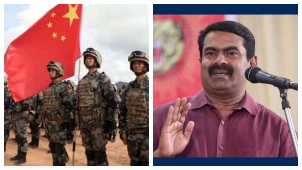 தேசத்துக்கு ஆபத்து-சீன ராணுவம் குவிக்க உடந்தை- இலங்கை உறவை இந்தியா அறுத்துக் கொள்ள வேண்டும்: சீமான்