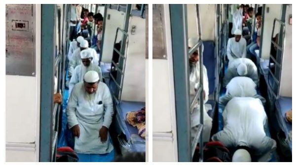 ரயிலில் நமாஸ் செய்த இஸ்லாமியர்கள்.. வீடியோ எடுத்து புகார் கொடுத்த பாஜக எம்எல்ஏ.. குலுங்கும் உ.பி