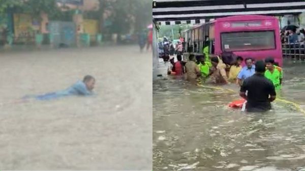 சென்னையை வெளுத்தெடுத்த மழை.. வெள்ளத்தில் நீச்சல்..உள்ளேயும் தண்ணி..வெளியேயும் தண்ணி..வடியுமா?