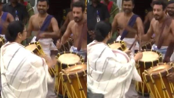 இல.கணேசன் வீட்டில் விசேஷம்.. களைகட்டிய சதாபிஷேகம்.. செண்டை மேளம் அடித்த மம்தா பானர்ஜி