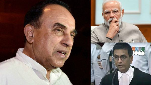 தலைமை நீதிபதி சந்திரசூட் பதவியேற்பு விழாவில் பங்கேற்காத பிரதமர் மோடி- கொளுத்திப் போட்ட சு.சுவாமி