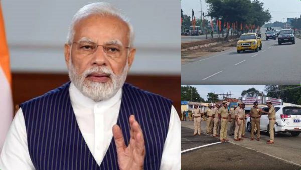 பிரதமர் மோடி வருகை: மதுரை விமான நிலையம் முதல் காந்தி கிராமம் வரை சாலை மார்க்கமாக போலீஸ் ஒத்திகை!