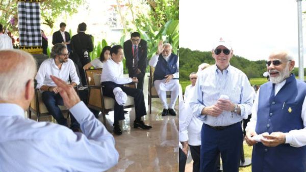 நடந்து வந்து சல்யூட் வைத்த ஜோ பைடன்.. உட்கார்ந்தபடியே ஹாய் சொன்ன பிரதமர் மோடி.. ஜி20 சுவாரசியம்