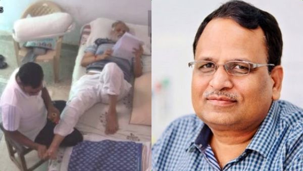 சத்யேந்தர் ஜெயினுக்கு மசாஜ் செய்தவர் 'ரேபிஸ்ட்'.. சிறைத்துறை விளக்கம்.. ஐயோ.. 'ஜெர்க்' ஆன ஆம் ஆத்மி