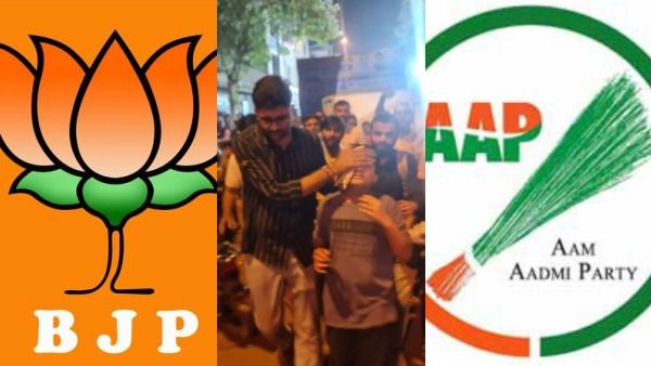 குஜராத் கூட்டத்தில் சிறுவனை பதம்பார்த்த கற்கள்.. பாஜக மீதுதான் தப்பு! சீறும் ஆம் ஆத்மி