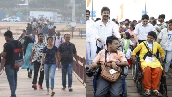 மெரினா மரப்பாதை.. மாற்றுத்திறனாளிகளுக்கு இடையூறு? “தனிமைப்படுத்த வேண்டாம்” மனுஷ்யபுத்திரன் உருக்கம்!