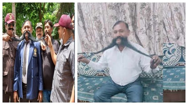 தேர்தலில் களமிறங்கிய முன்னாள் ராணுவ வீரர்.. மீசை மட்டுமே இவ்ளோ நீளமா? கலகலக்கும் குஜராத்