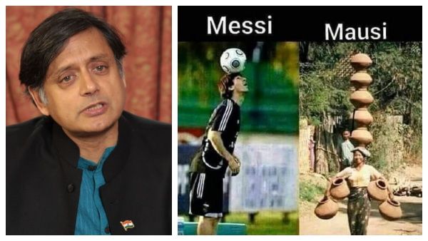 ஒரே ஒரு போட்டோ.. மெஸ்ஸிக்கே சவால் விட்ட சசிதரூர்.. உலககோப்பை கால்பந்து போட்டிக்கு நடுவே கலகல