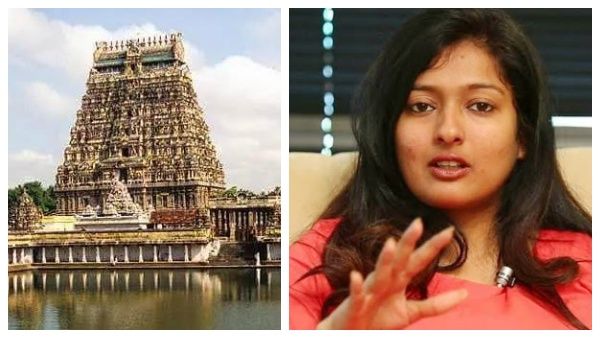 “கோயில் பணத்தில்தான் அரசே இயங்குகிறது.. சிதம்பரம் கோவில் சர்ச்சை.. வார்த்தையை விட்ட காயத்ரி ரகுராம்