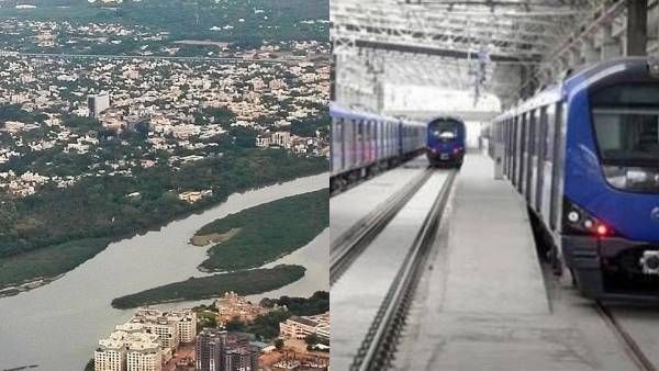 மெட்ரோ ரயில் பணி.. சென்னை அடையாறு ஆற்றின் கீழே சுரங்க ரயில் பாதை.. வேகமெடுக்கும் பணிகள்